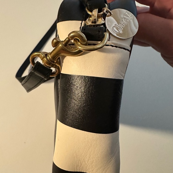 Clare V midi sac- black and cream - Picture 5 of 6